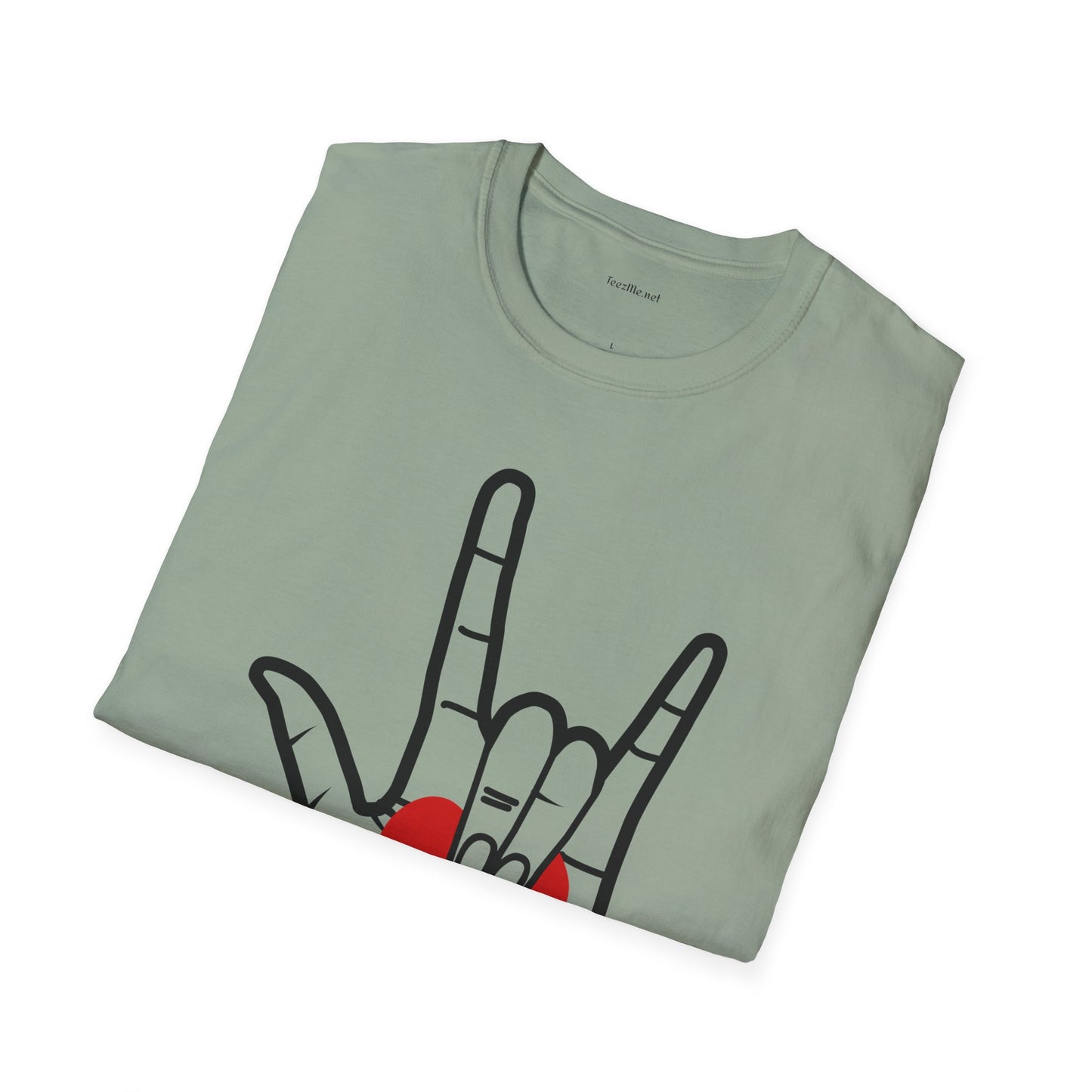 ASL Love  - Unisex Softstyle T-Shirt 100% Cotton Graphic