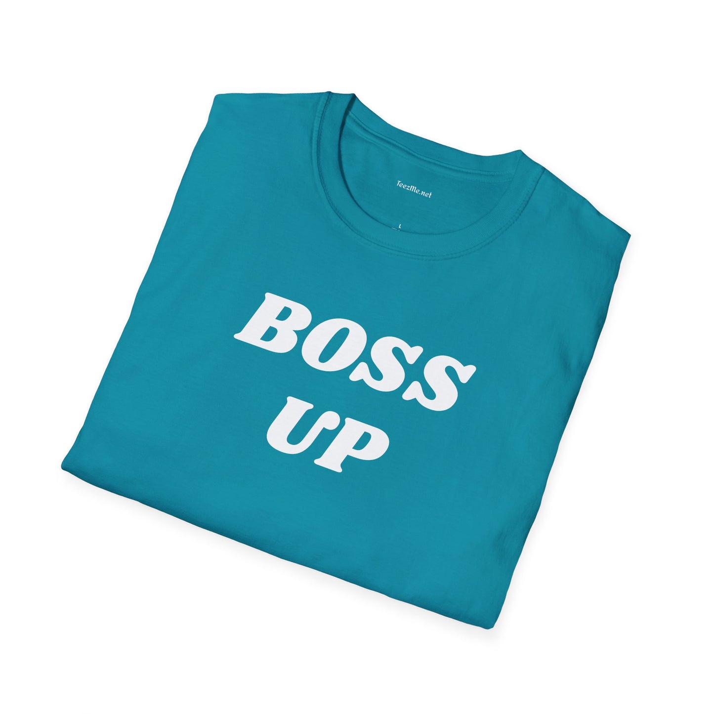 BOSS UP  - Unisex Softstyle T-Shirt 100% Cotton Graphic