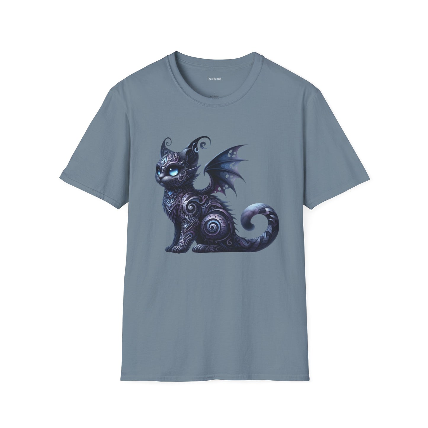 Black Fairy Cat -Shirt 100% Cotton Graphic