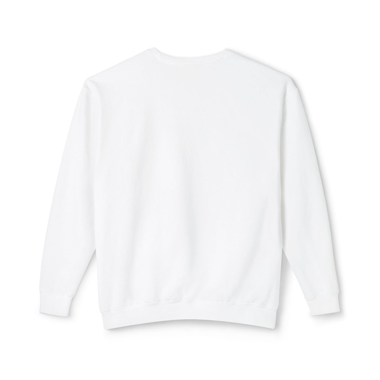 Cat with red bow - Unisex Lightweight Crewneck Sweatshirt