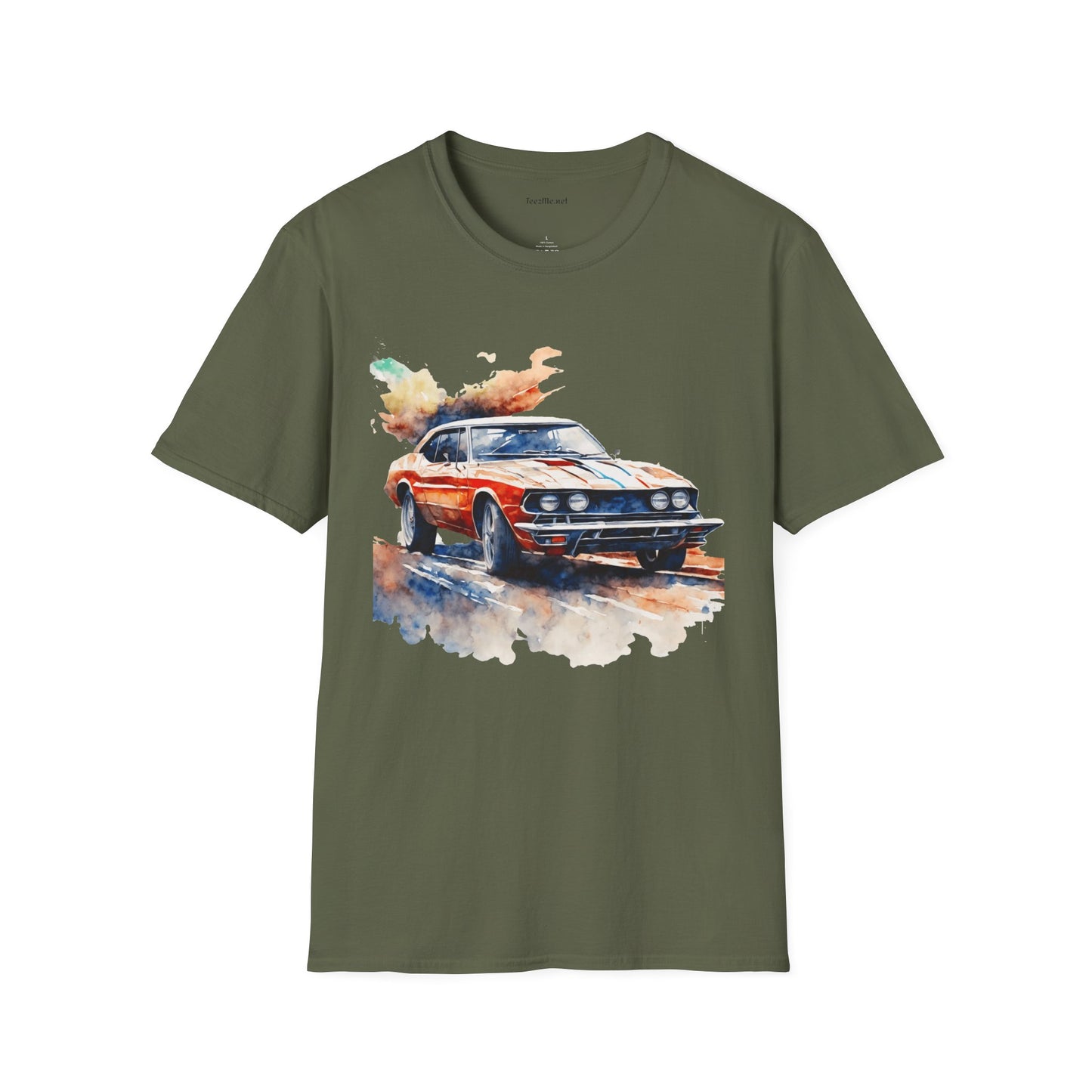Muscle Car - Unisex Softstyle T-Shirt 100% Cotton Graphic