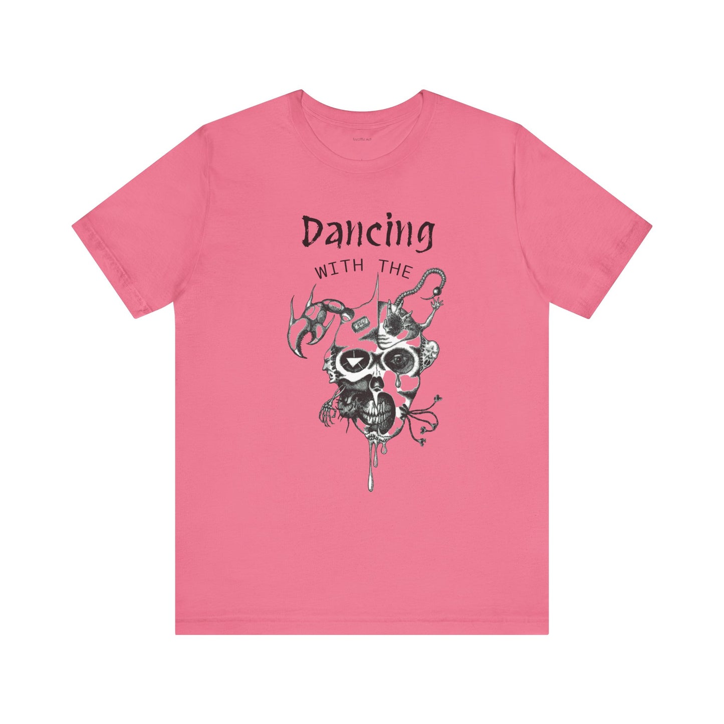 Dancing with the Devil (image) - Unisex Jersey Short Sleeve Tee