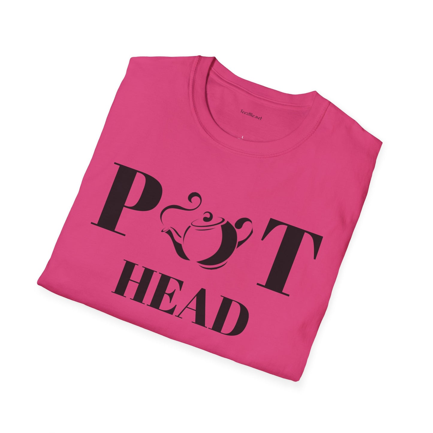 Pot Head - Unisex Softstyle T-Shirt 100% Cotton Graphic