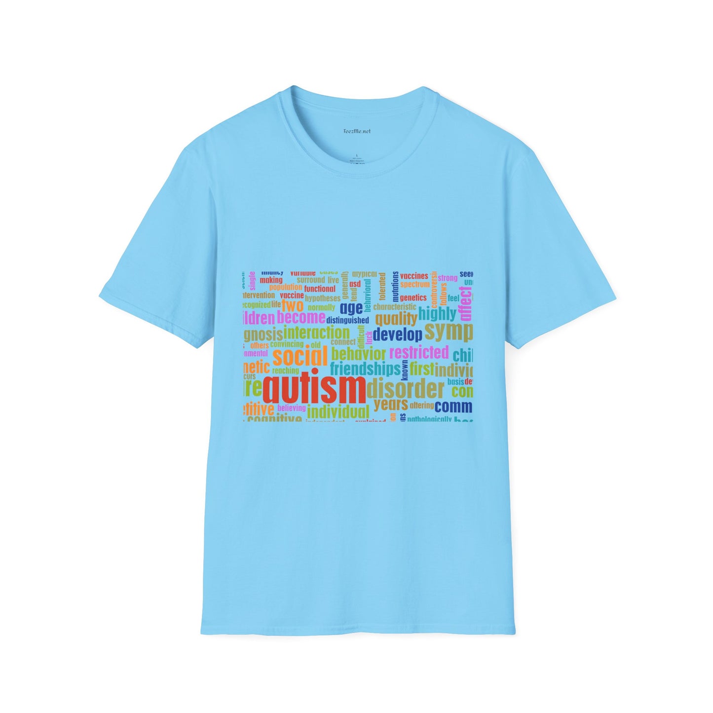 AUTISM speaks- Unisex Softstyle T-Shirt 100% Cotton Graphic