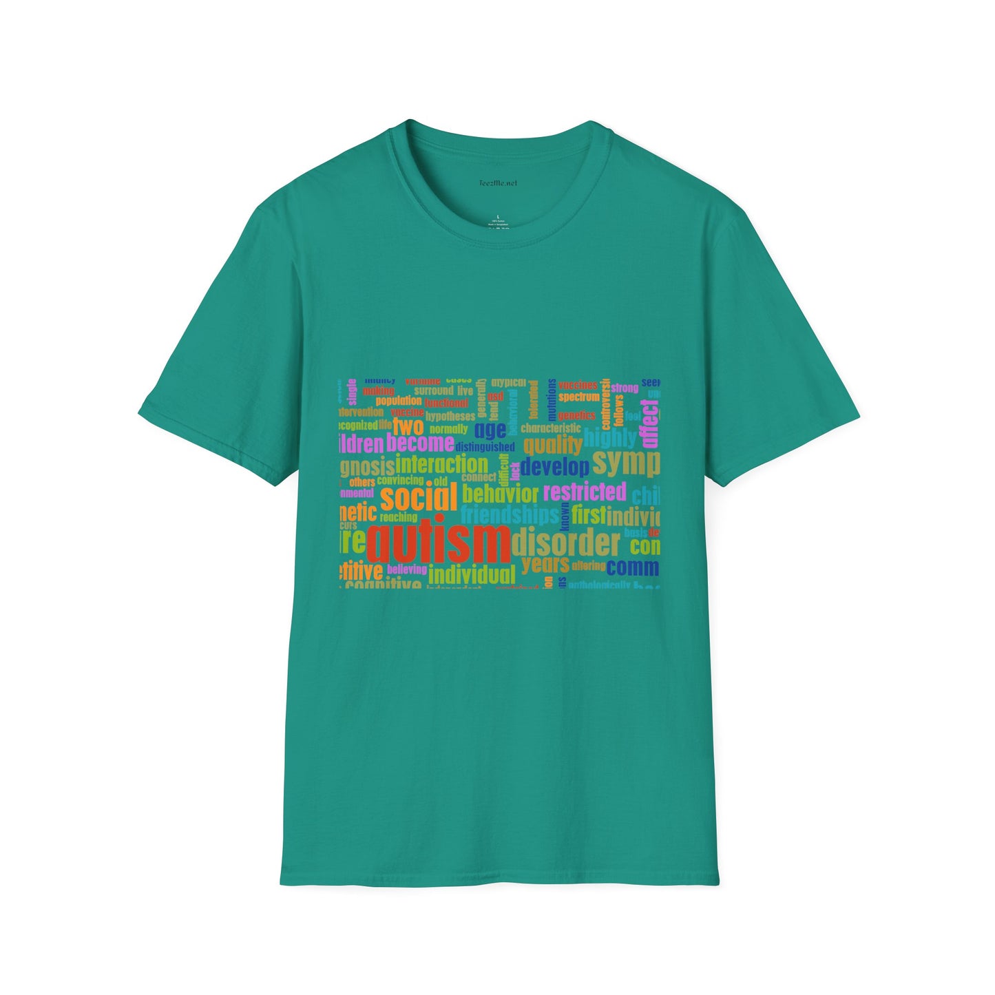 AUTISM speaks- Unisex Softstyle T-Shirt 100% Cotton Graphic
