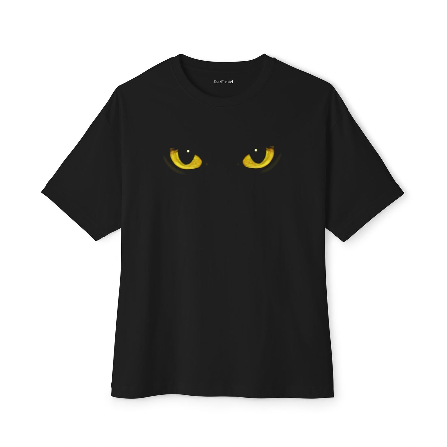 Gold Cat Eyes - Unisex Oversized Boxy Tee