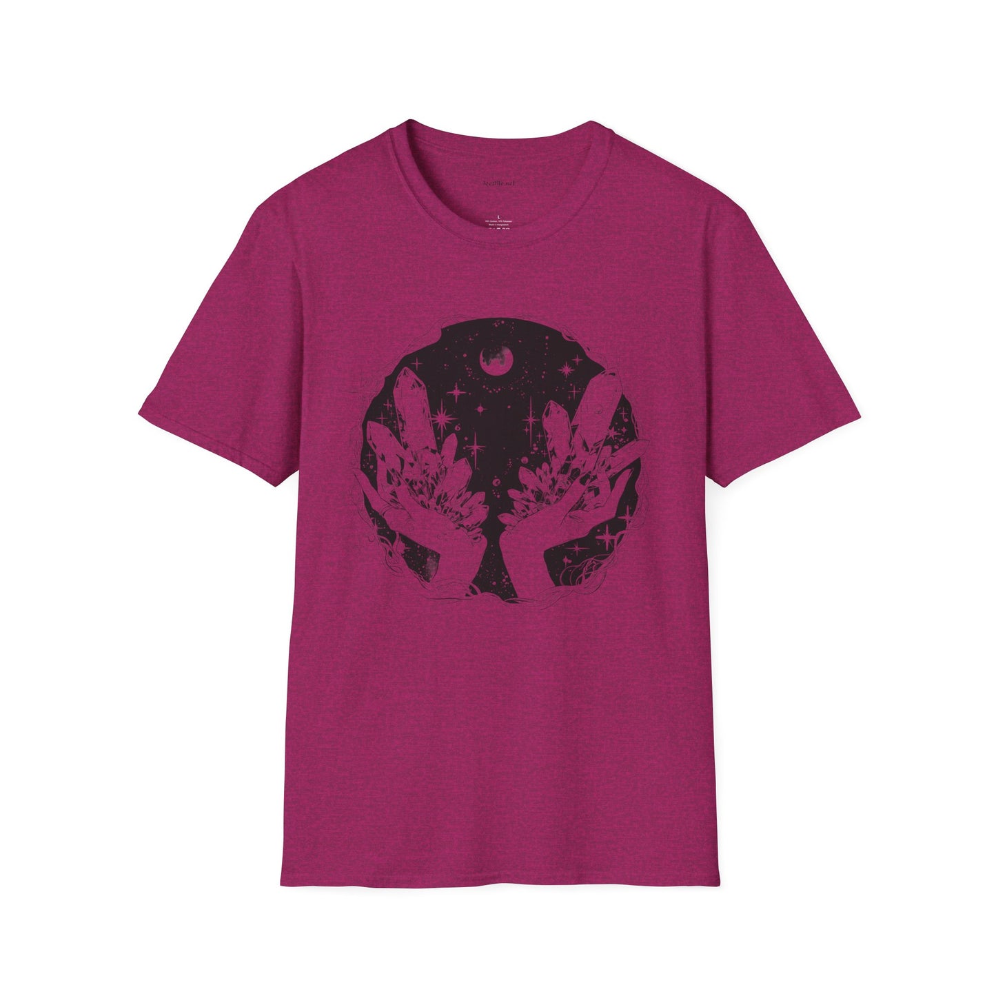 Crystal Moon Magic - Unisex Softstyle T-Shirt 100% Cotton Graphic