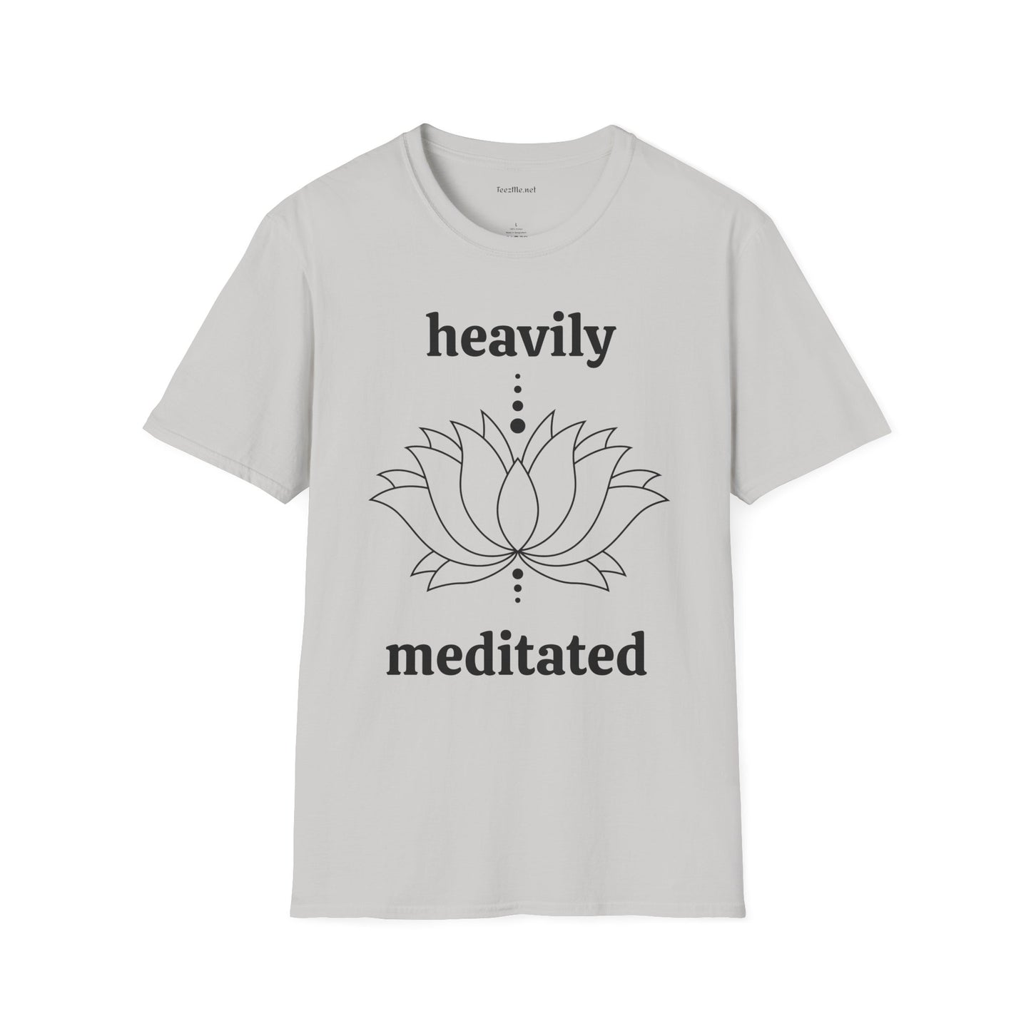 Heavily Meditated - Unisex Softstyle T-Shirt 100% Cotton Graphic