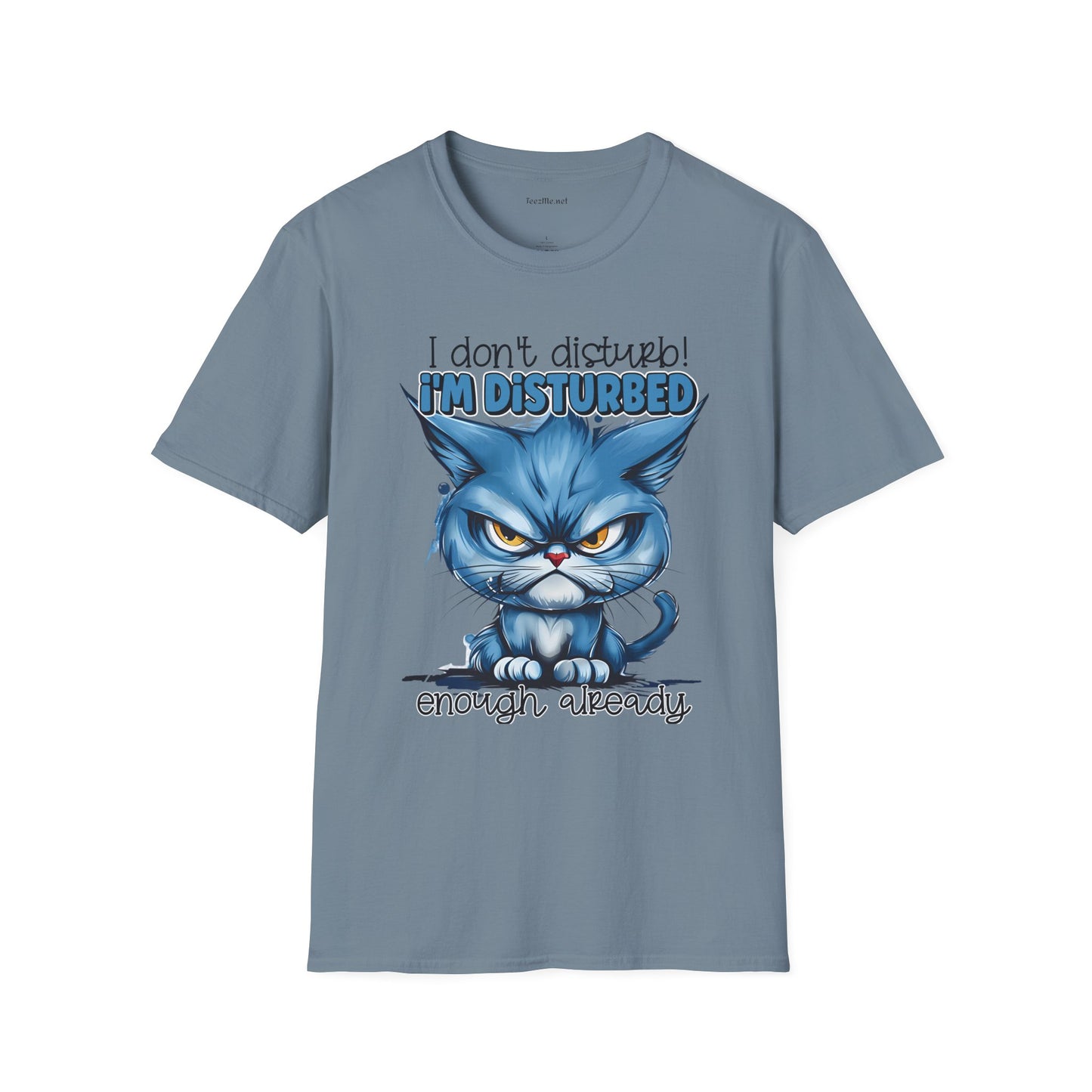 I don't Disturb Unisex Softstyle T-Shirt 100% Cotton Graphic
