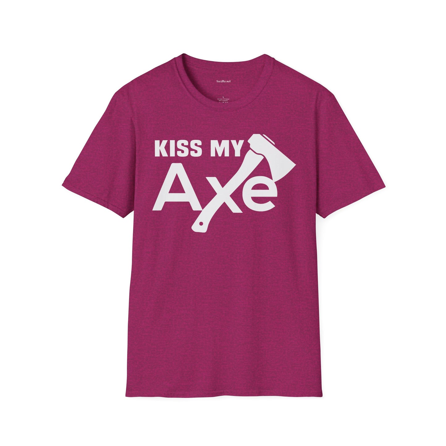 Kiss My Axe - Unisex Softstyle T-Shirt 100% Cotton Graphic