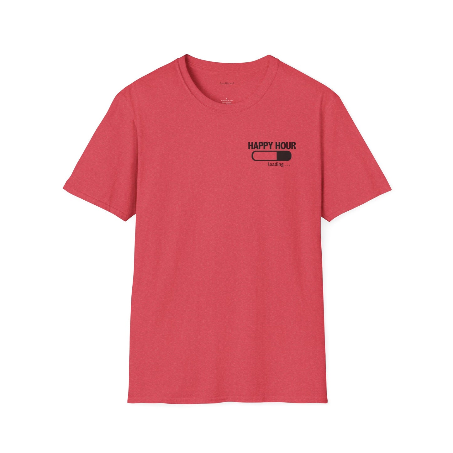 Happy Hour - Unisex Softstyle T-Shirt 100% Cotton Graphic