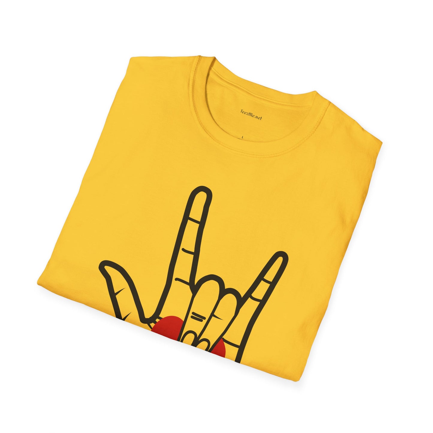 ASL Love  - Unisex Softstyle T-Shirt 100% Cotton Graphic