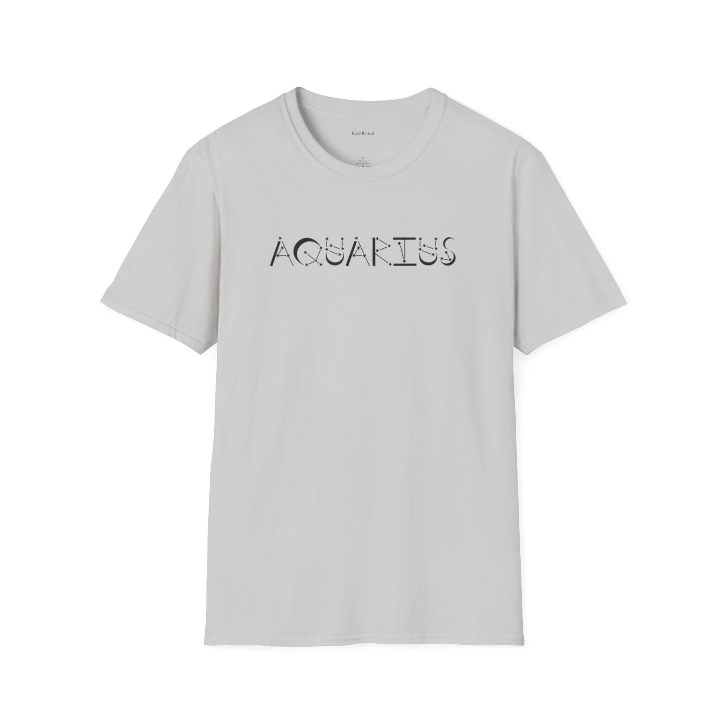 Aquarius Zodiac - Unisex Softstyle T-Shirt 100% Cotton Graphic