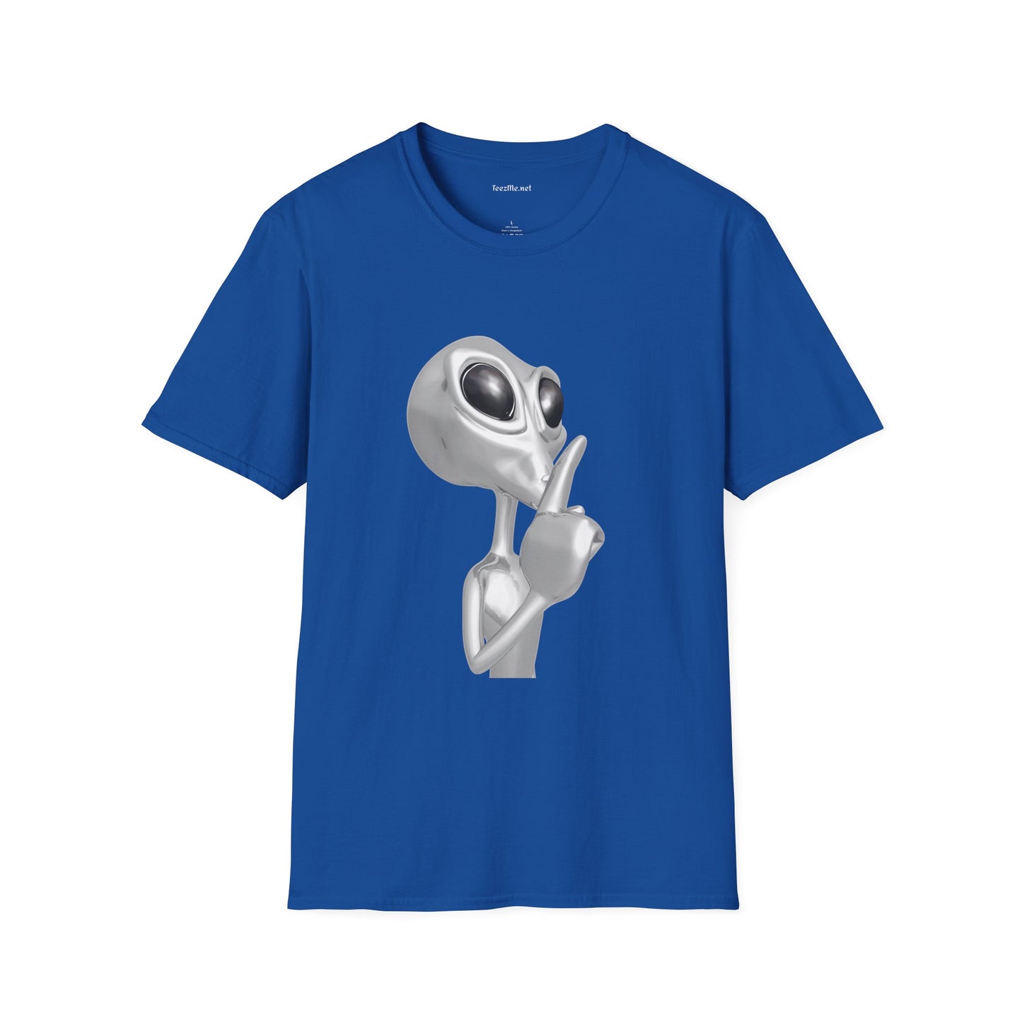 Secret Alien - Unisex Softstyle T-Shirt 100% Cotton Graphic
