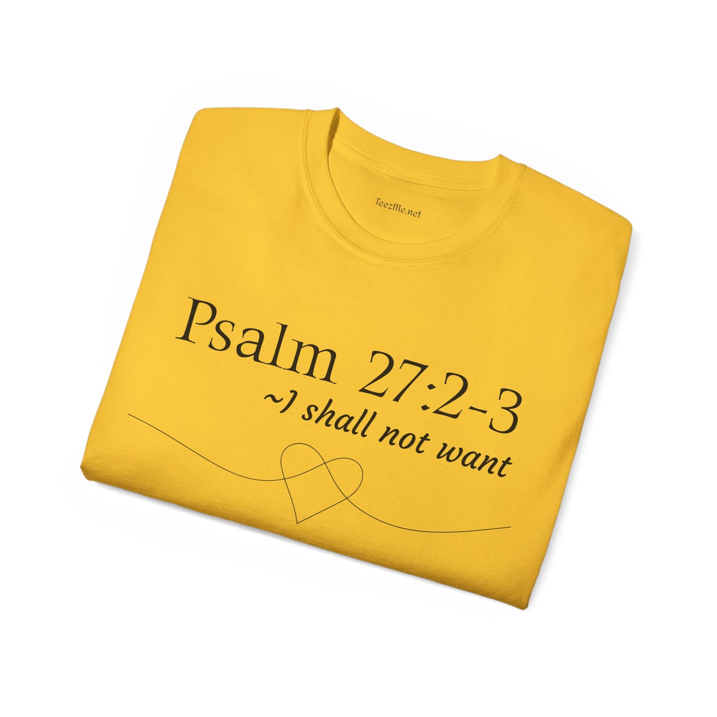 Psalm 27:2-3 - Unisex Ultra Cotton Tee