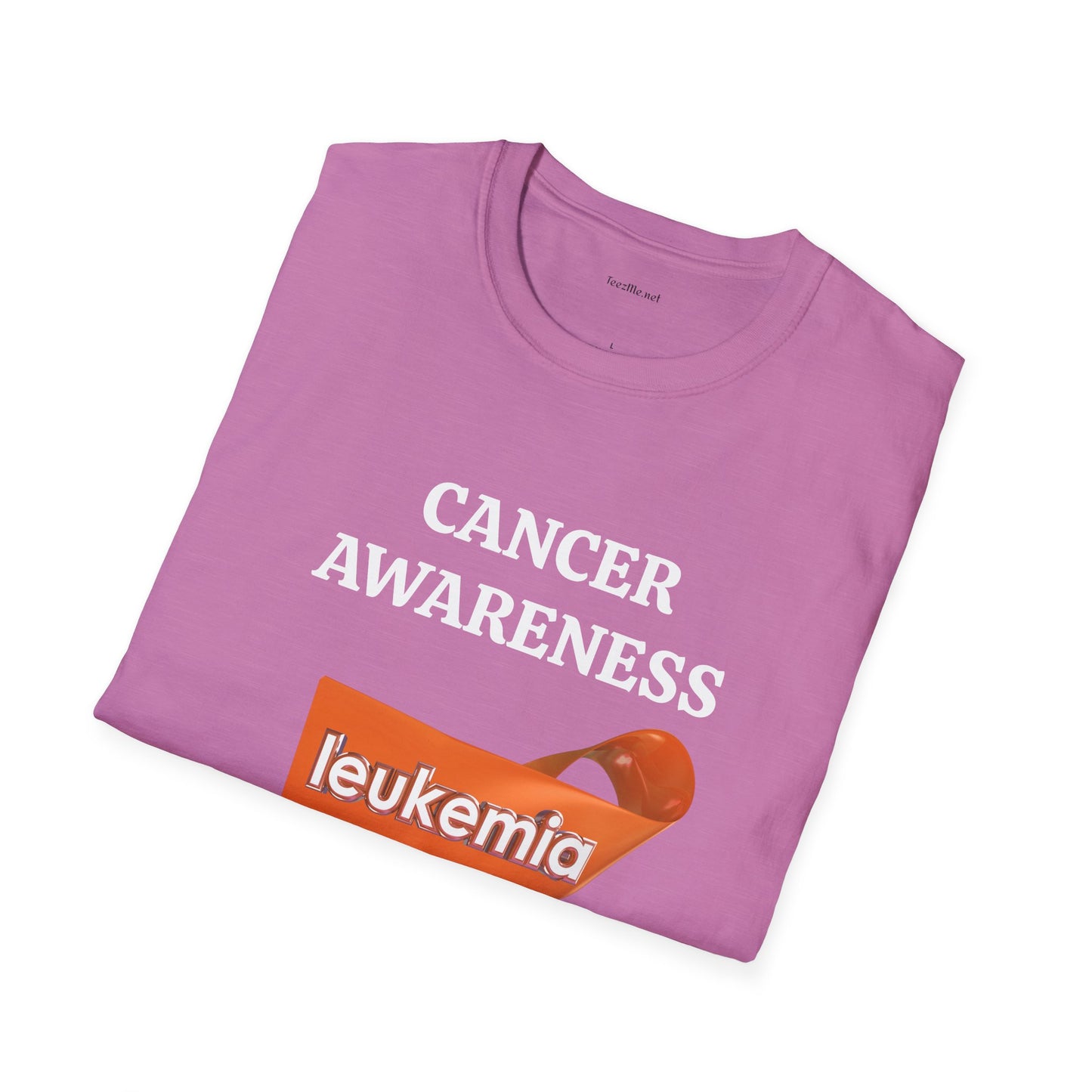 Leukemia Cancer Awareness - Unisex Softstyle T-Shirt 100% Cotton Graphic