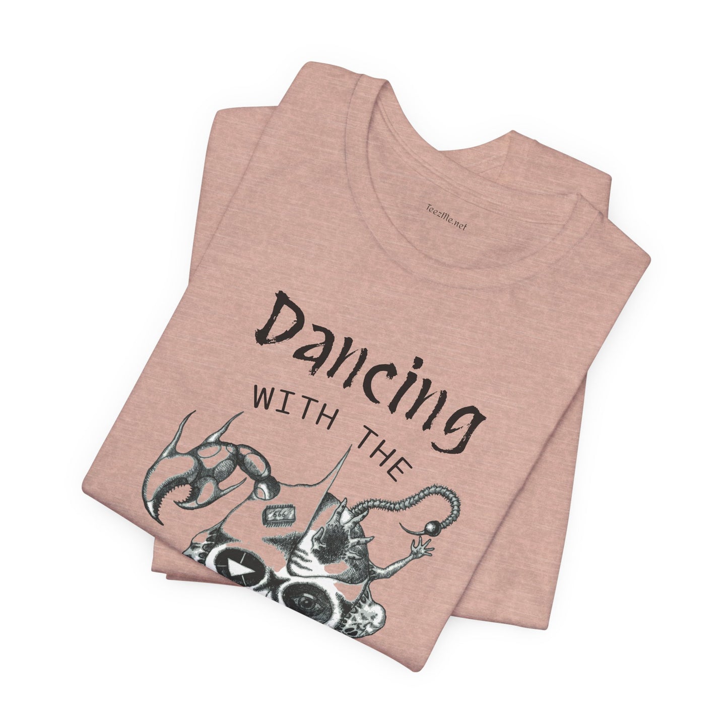 Dancing with the Devil (image) - Unisex Jersey Short Sleeve Tee