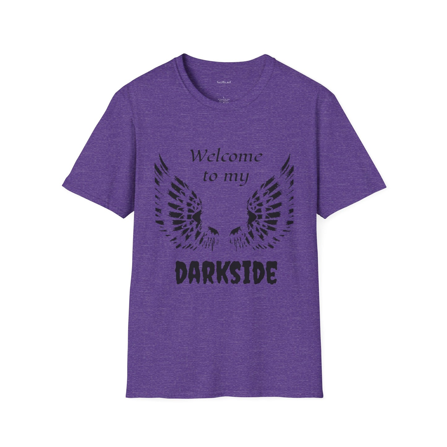 Welcome to my DARKSIDE - Unisex Softstyle T-Shirt 100% Cotton Graphic