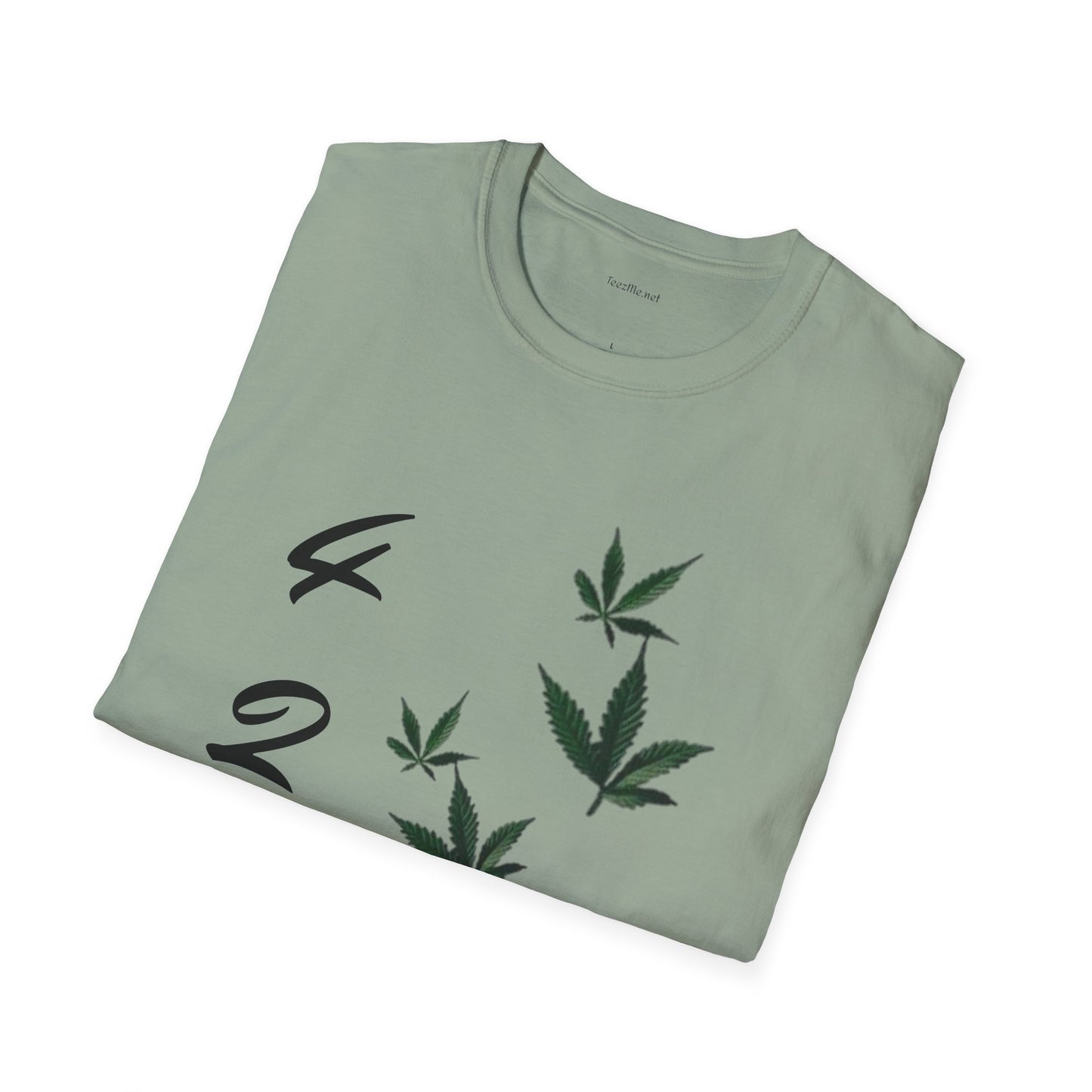 420 - Unisex Softstyle T-Shirt 100% Cotton Graphic #weed #cannabis