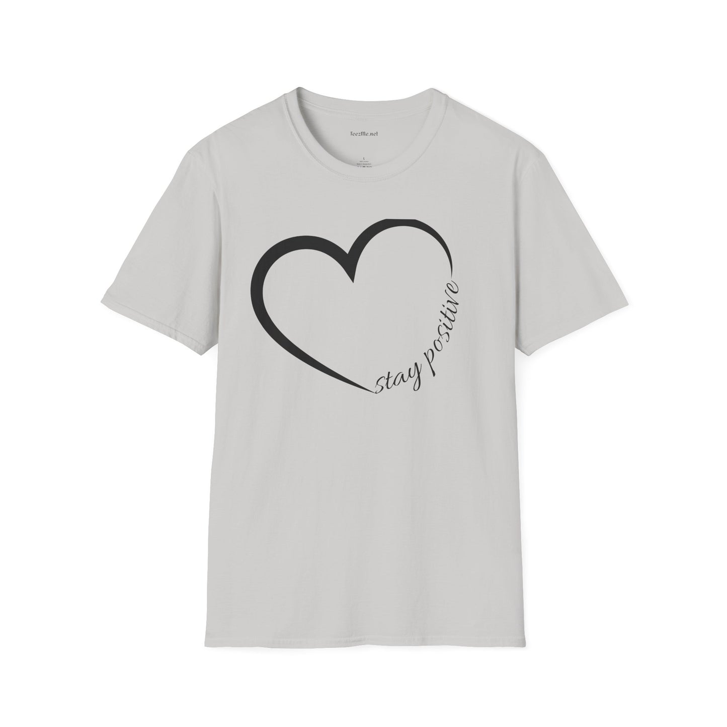 Stay Positive Unisex Softstyle T-Shirt 100% Cotton Graphic