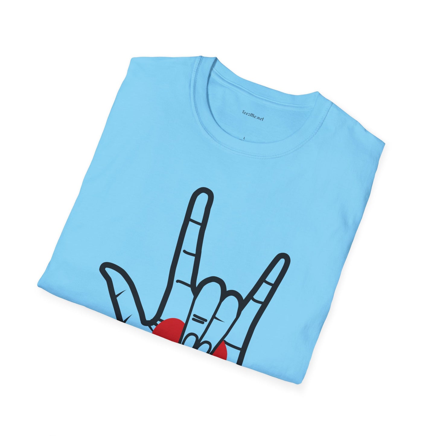 ASL Love  - Unisex Softstyle T-Shirt 100% Cotton Graphic