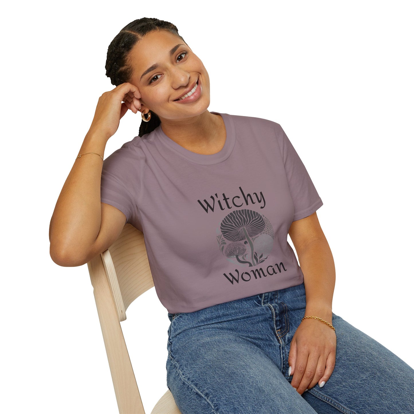 Witchy Woman - Unisex Softstyle T-Shirt 100% Cotton Graphic