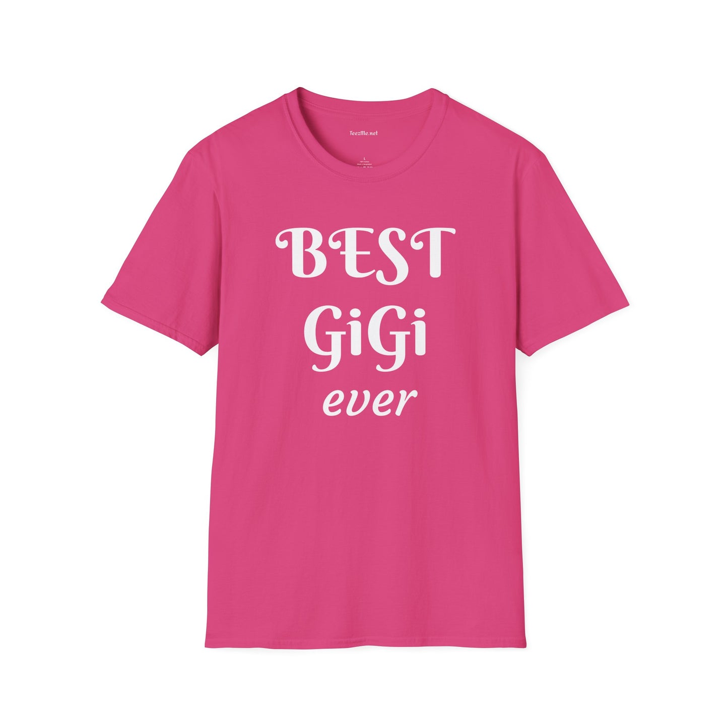 Best GiGi ever - Unisex Softstyle T-Shirt 100% Cotton Graphic