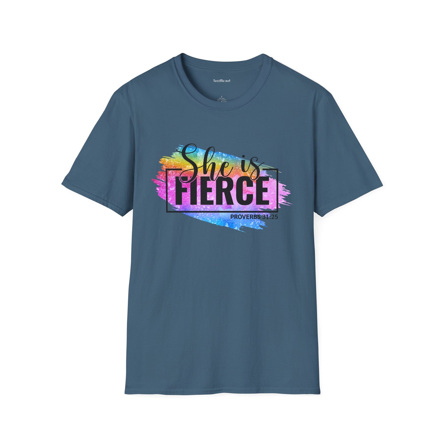She is FIERCE Unisex Softstyle T-Shirt 100% Cotton Graphic