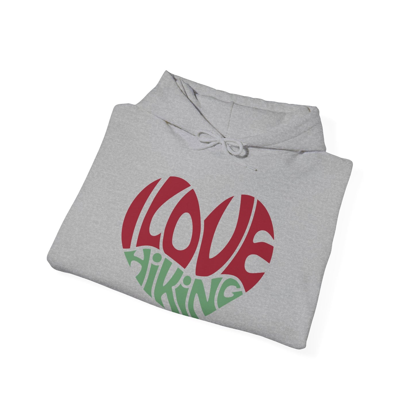 I Love Hiking Unisex Heavy Blend™ Hooded Sweatshirt