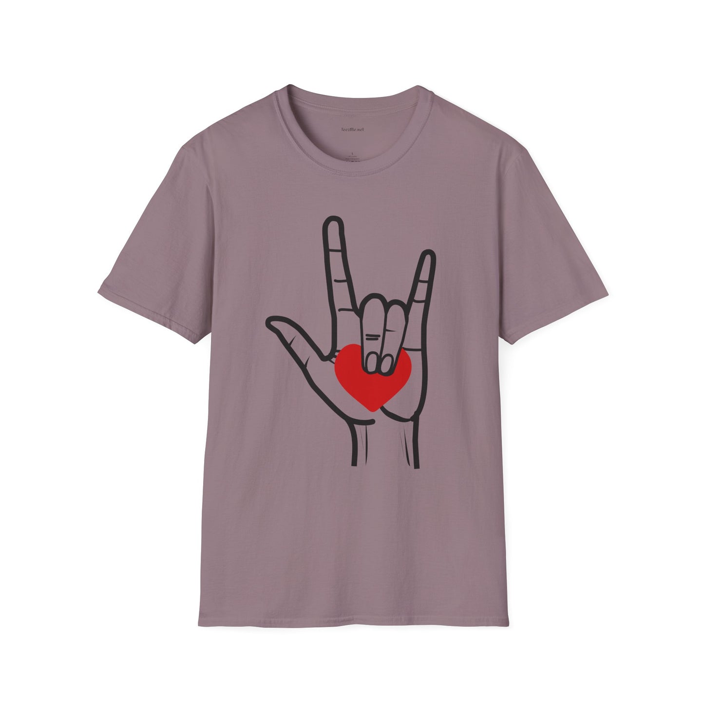 ASL Love  - Unisex Softstyle T-Shirt 100% Cotton Graphic
