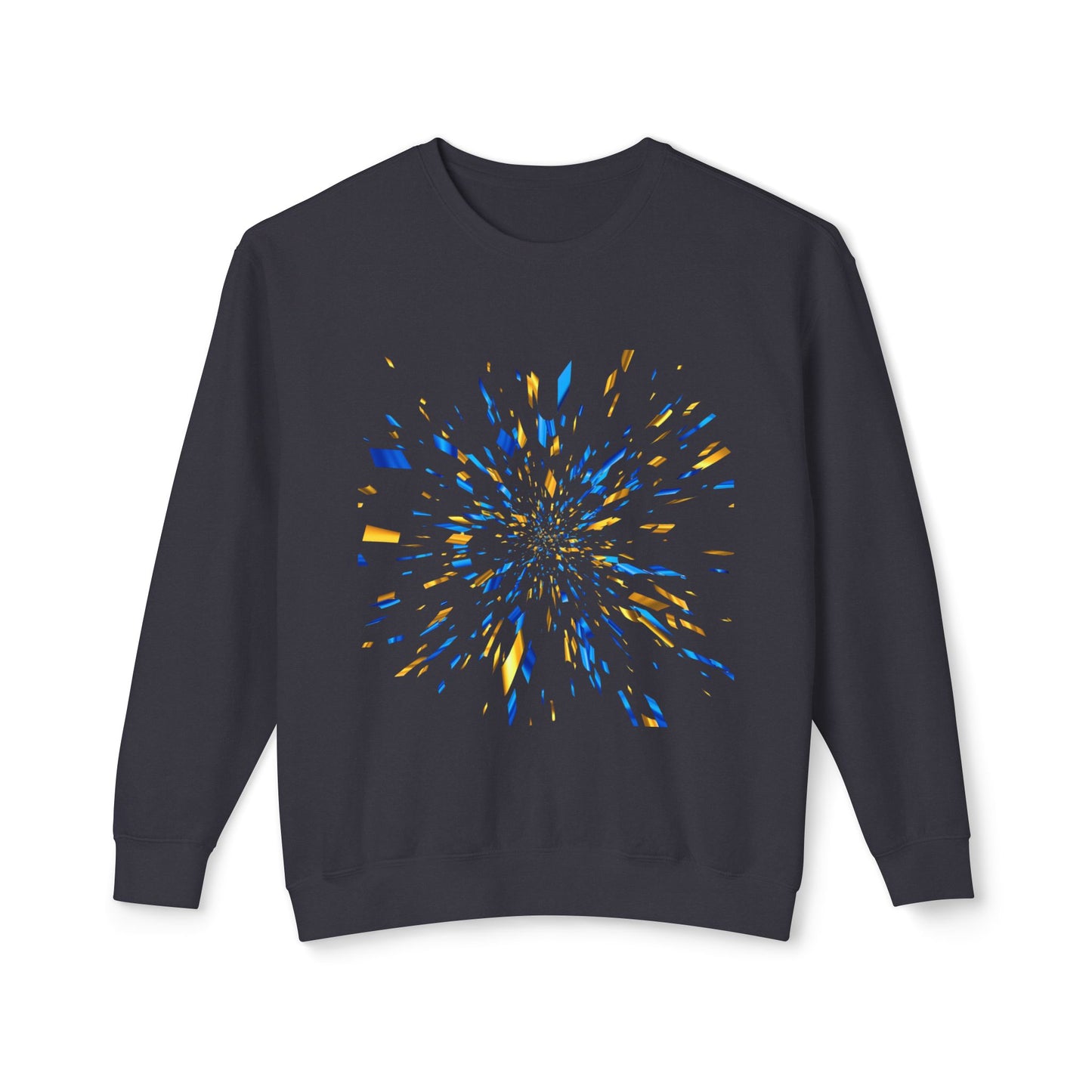 Burst - Unisex Lightweight Crewneck Sweatshirt