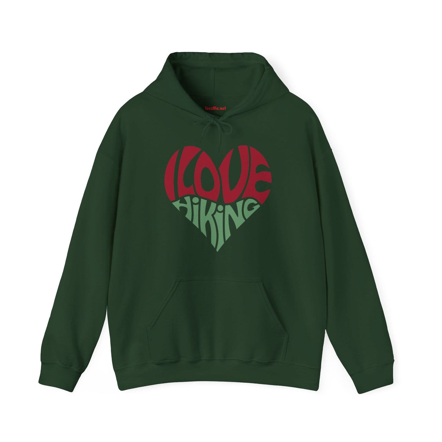 I Love Hiking Unisex Heavy Blend™ Hooded Sweatshirt