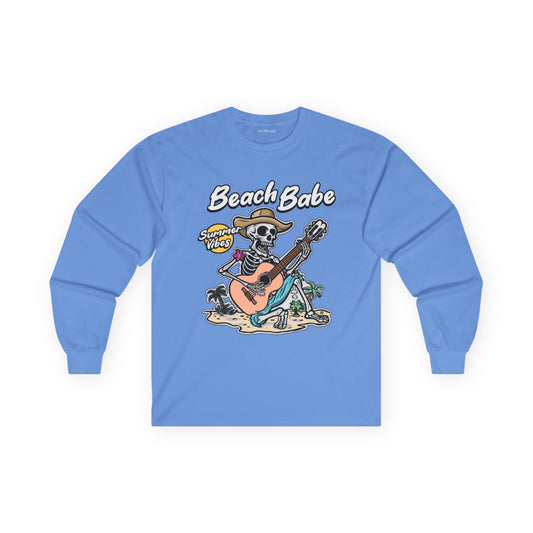 Beach Babe Guitar Unisex Ultra Cotton Long Sleeve Tee