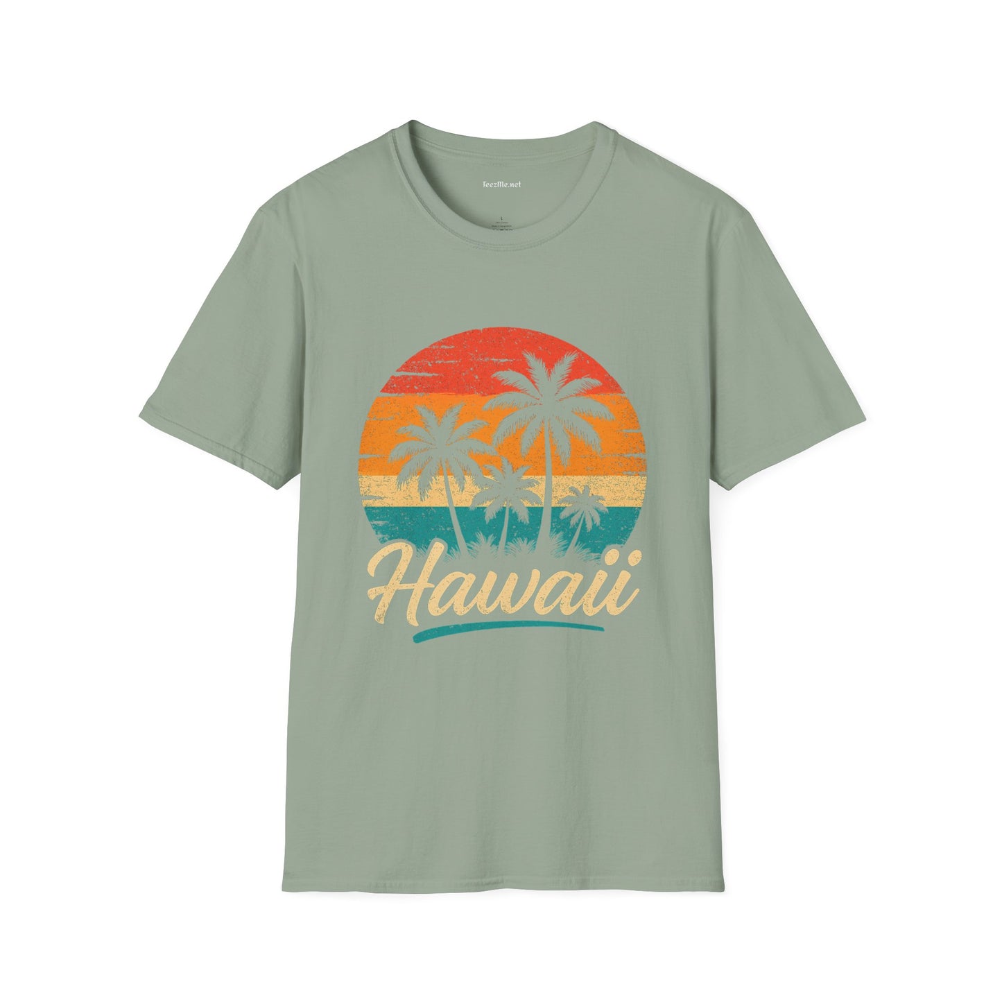 Retro Hawaii Unisex Softstyle T-Shirt 100% Cotton