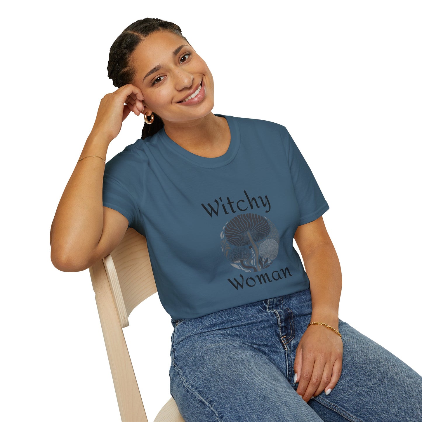 Witchy Woman - Unisex Softstyle T-Shirt 100% Cotton Graphic