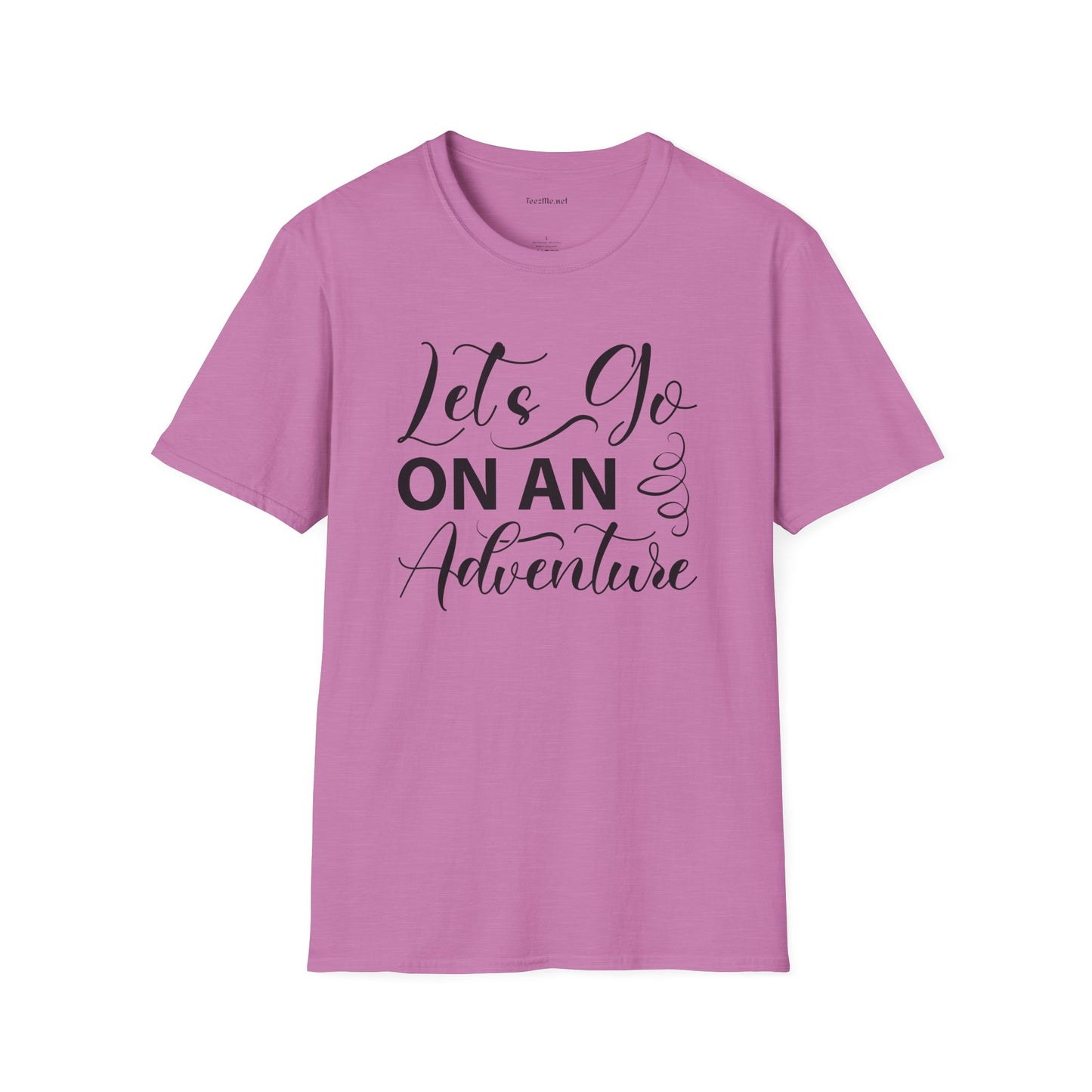 Let's Go On an Adventure Unisex Softstyle T-Shirt 100% Cotton Graphic
