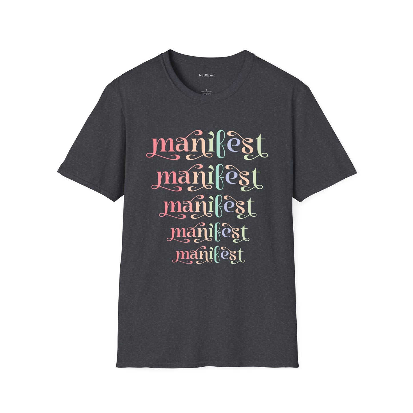 Manifest Unisex Softstyle T-Shirt 100% Cotton Graphic