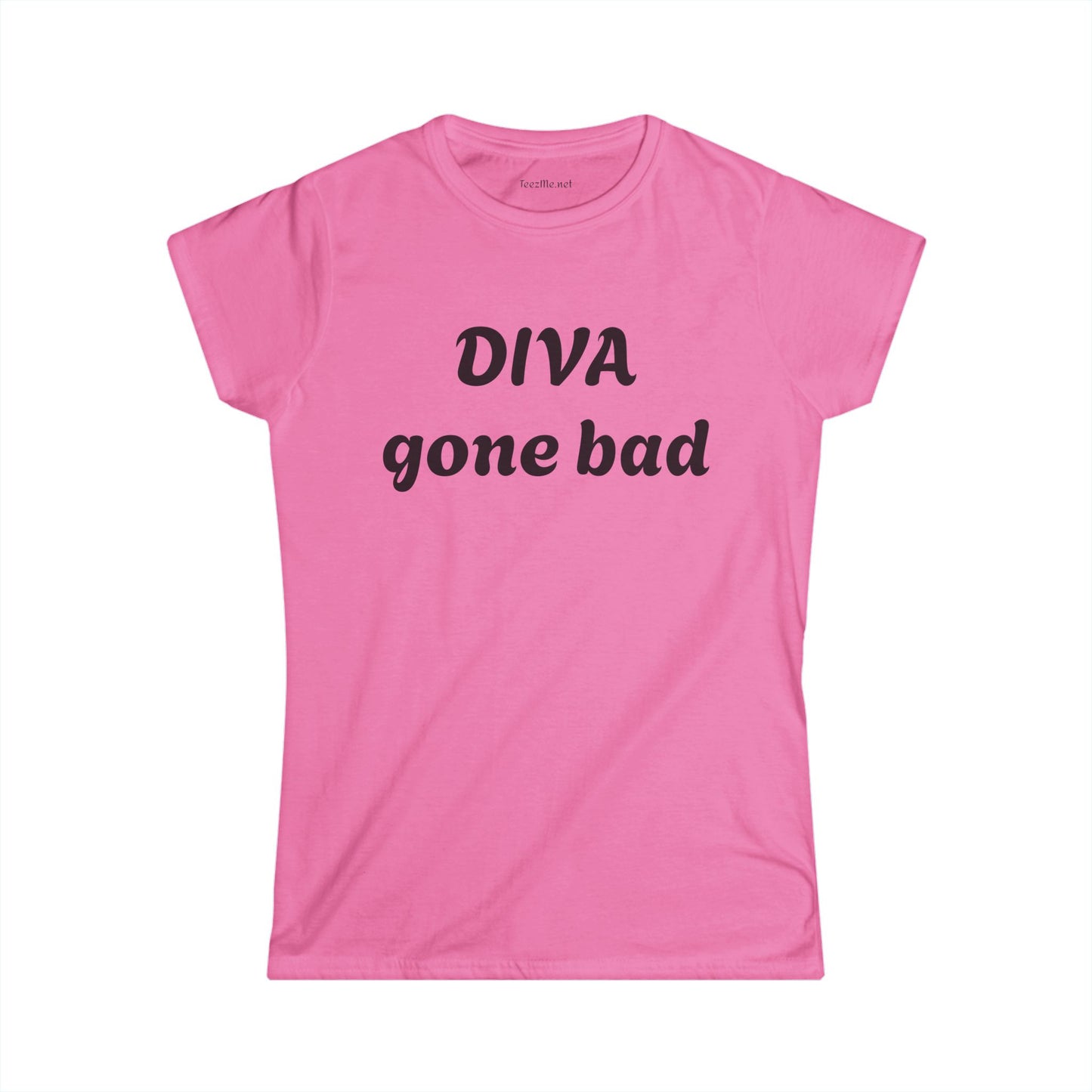 Diva gone bad - Women's Softstyle Tee 100% Cotton Graphic