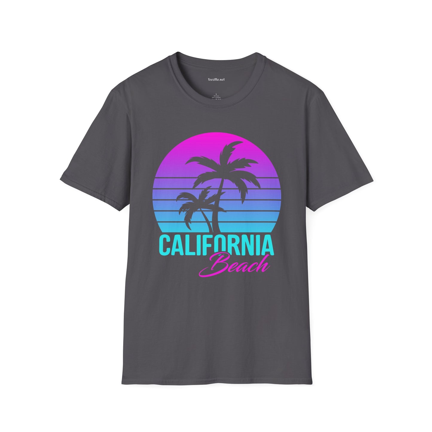California Beach Unisex Softstyle T-Shirt 100% Cotton