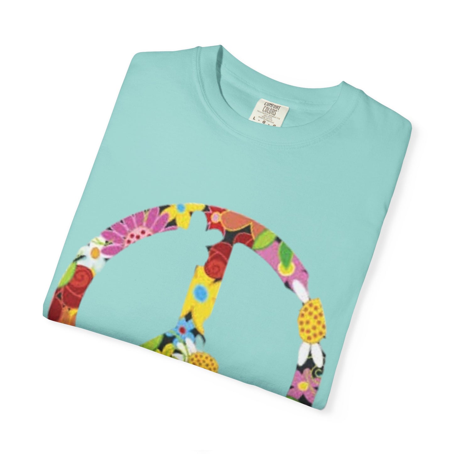 Peace Sign Unisex Garment-Dyed T-shirt