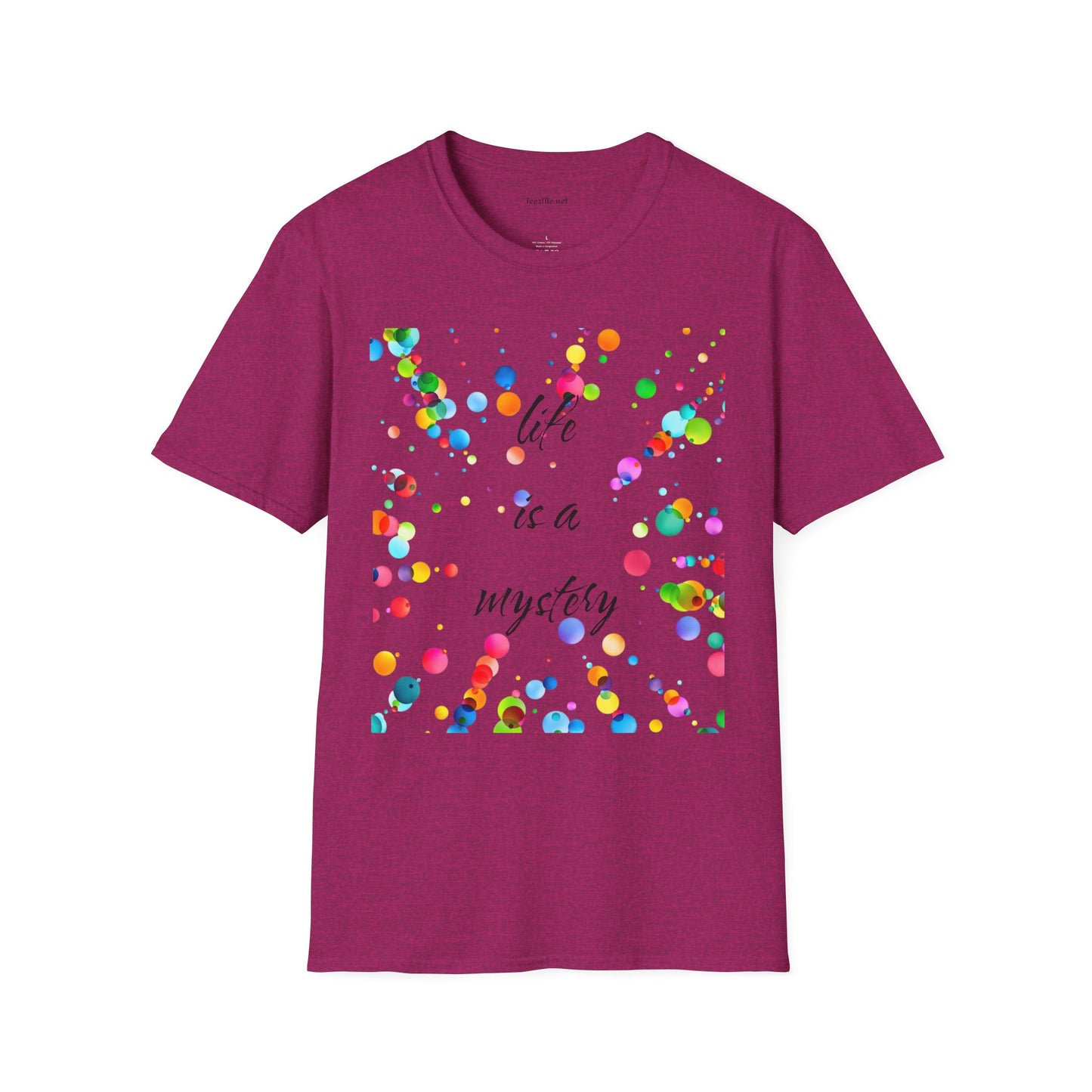 Life is a mystery - Unisex Softstyle T-Shirt 100% Cotton Graphic