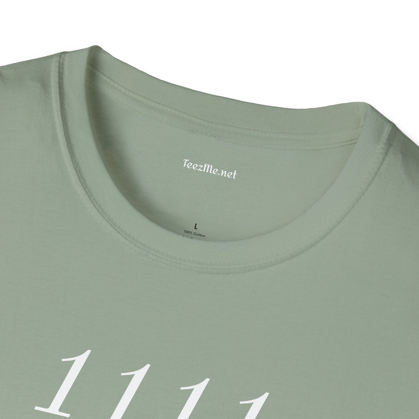 1111 (new beginnings) - Unisex Softstyle T-Shirt 100% Cotton Graphic #angel numbers