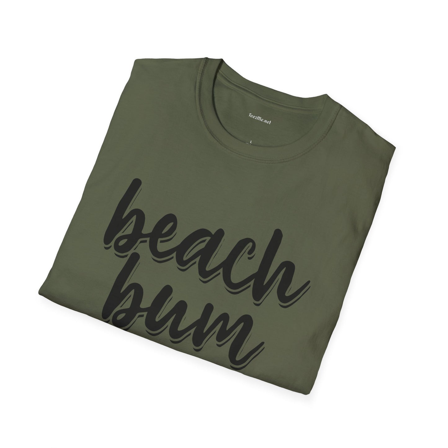 Beach Bum - Unisex Softstyle T-Shirt 100% Cotton Graphic (1)
