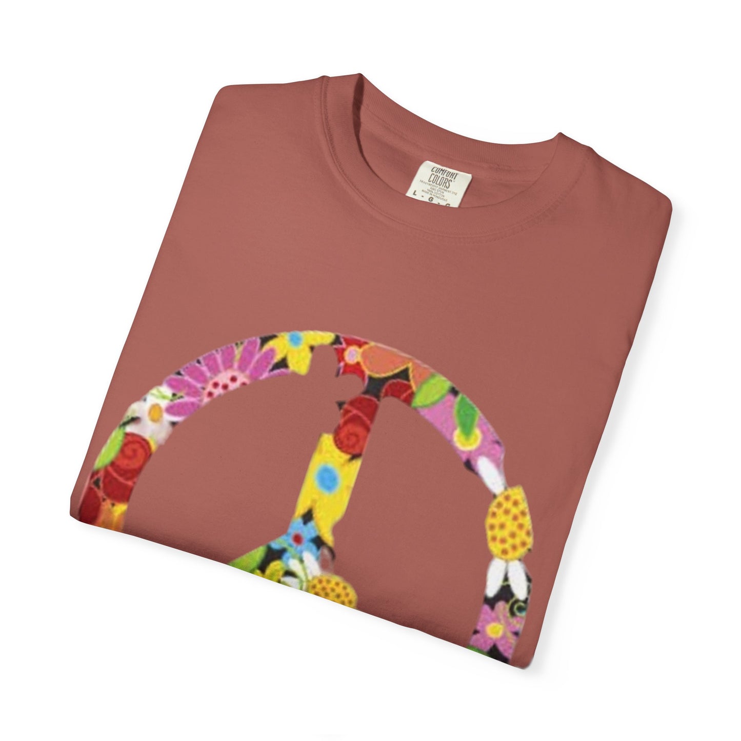 Peace Sign Unisex Garment-Dyed T-shirt