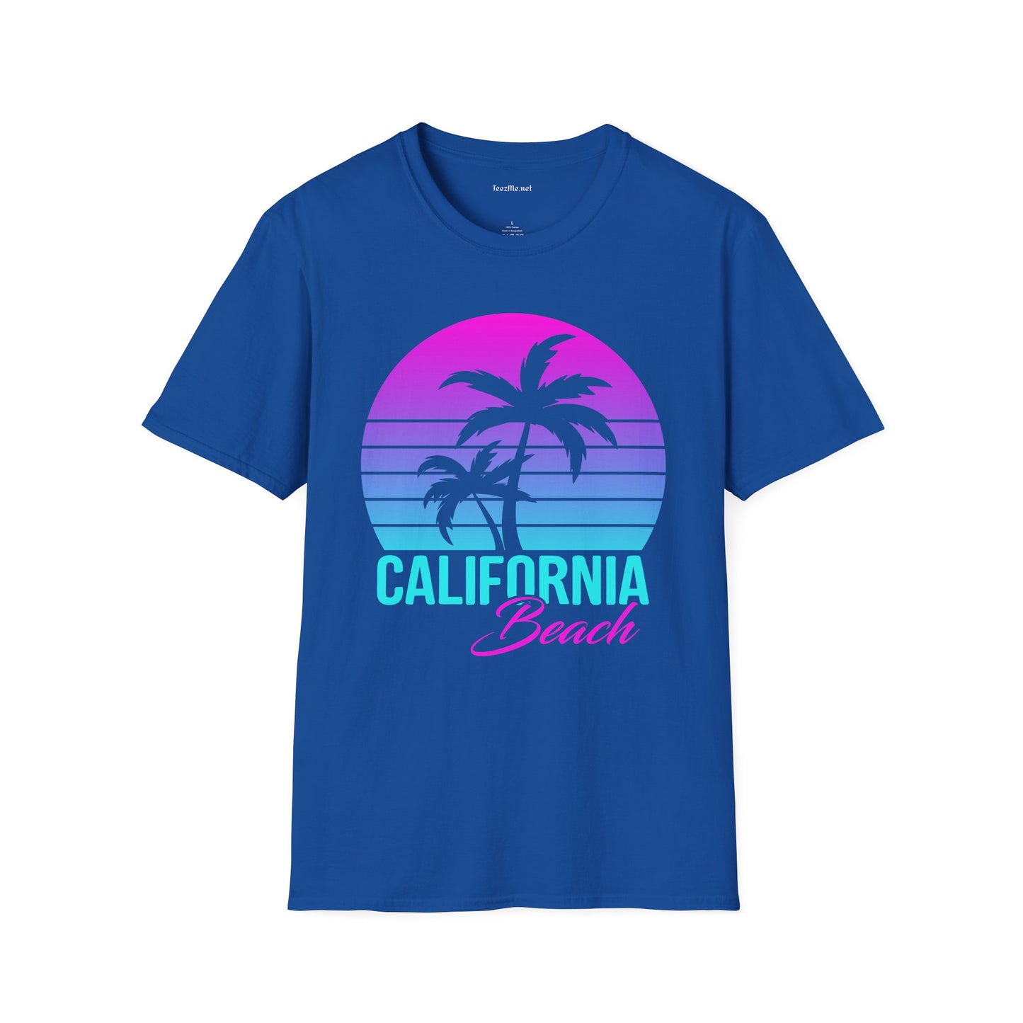 California Beach Unisex Softstyle T-Shirt 100% Cotton
