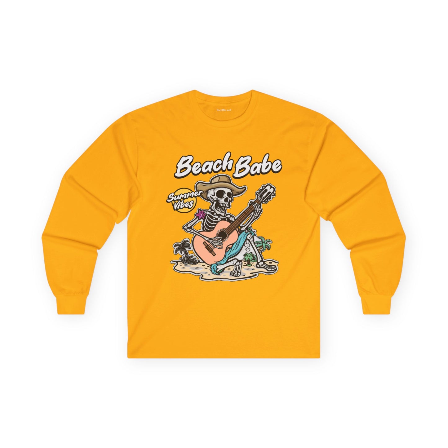 Beach Babe Guitar Unisex Ultra Cotton Long Sleeve Tee
