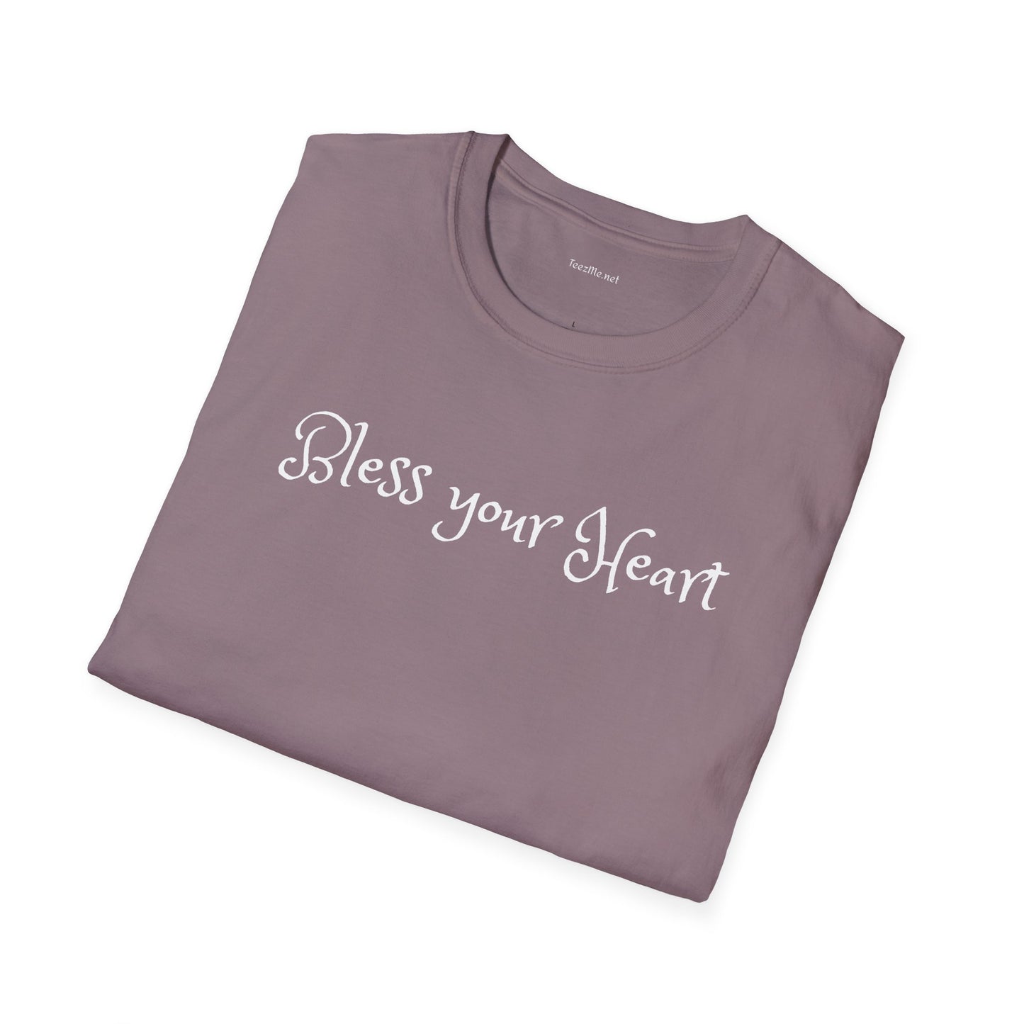 Bless your heart - Unisex Softstyle T-Shirt 100% Cotton Graphic