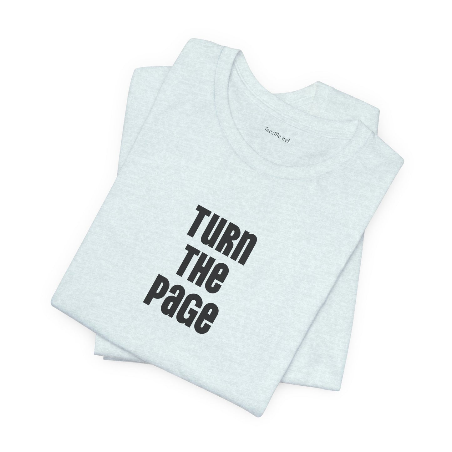 Turn the Page - Unisex Jersey Short Sleeve Tee