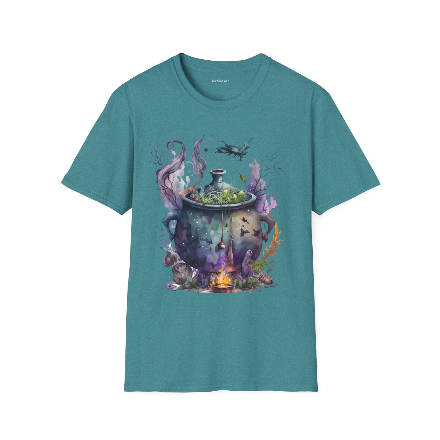 Cauldron Watercolor Unisex Softstyle T-Shirt 100% Cotton Graphic