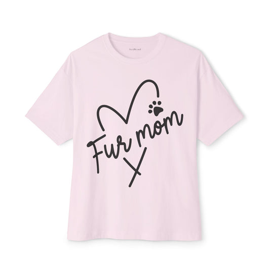Fur Mom 02 Unisex Oversized Boxy Tee
